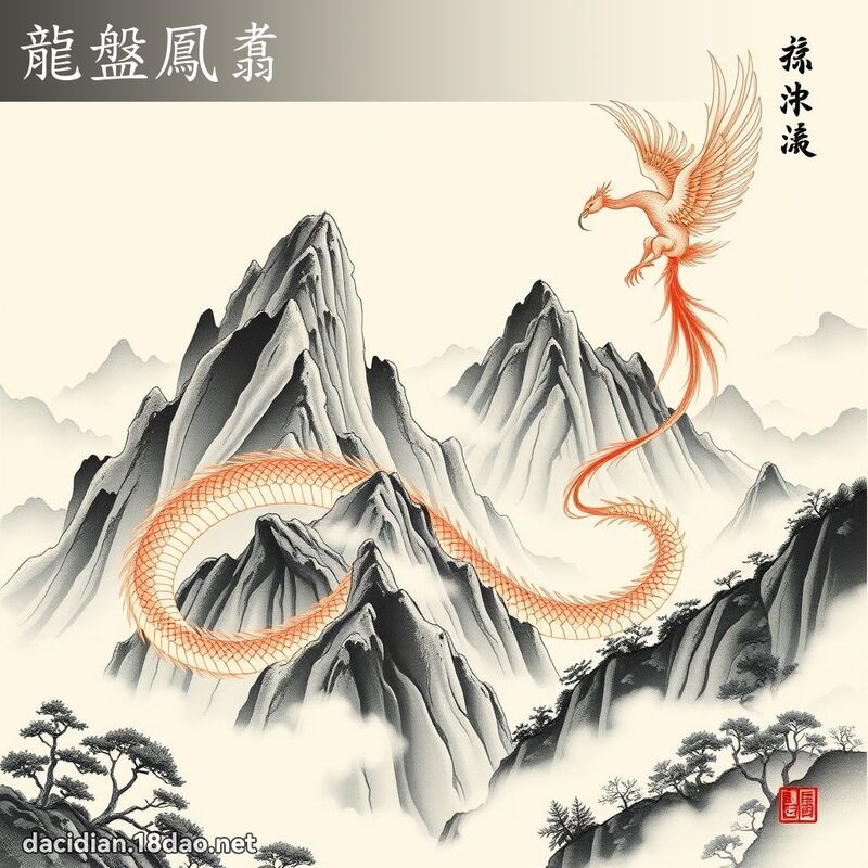 龍盤鳳翥 配图