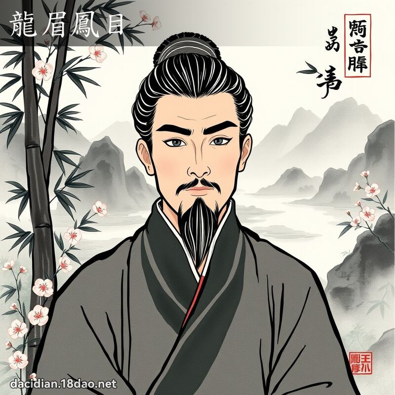 龍眉鳳目 配图