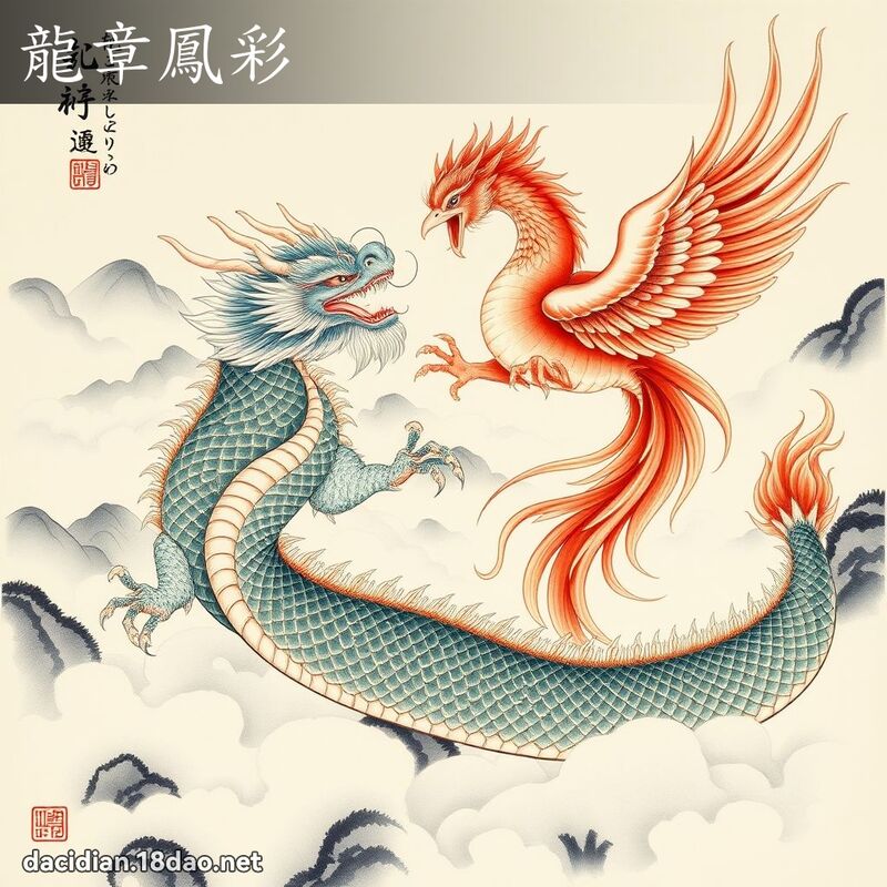 龍章鳳彩 配图