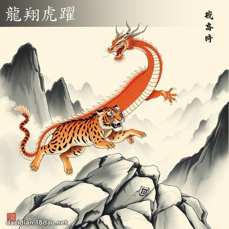 龍翔虎躍 配图