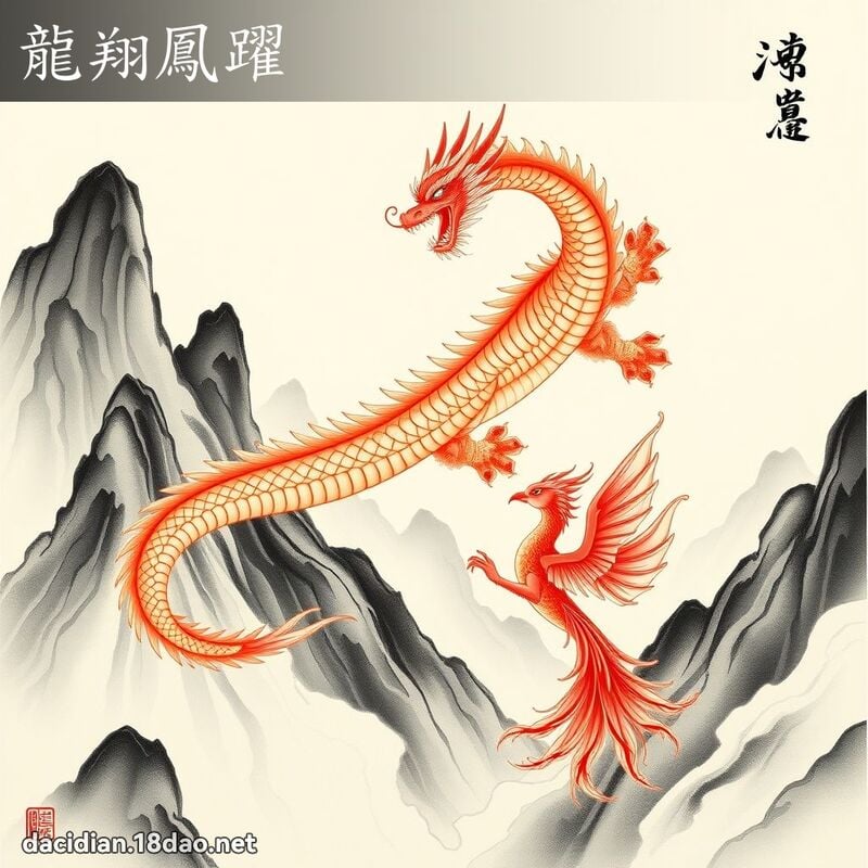 龍翔鳳躍 配图