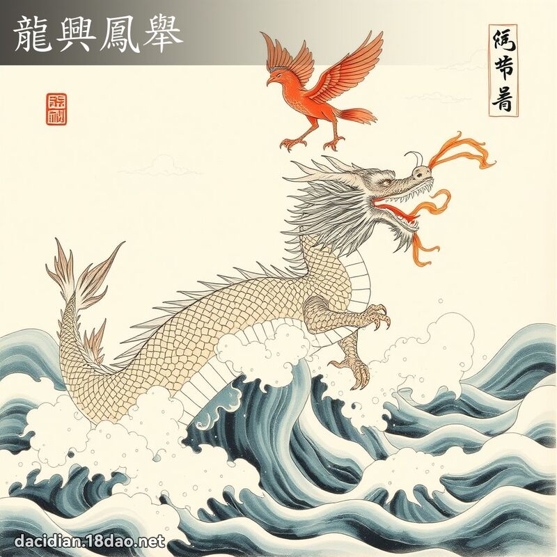龍興鳳舉 配图