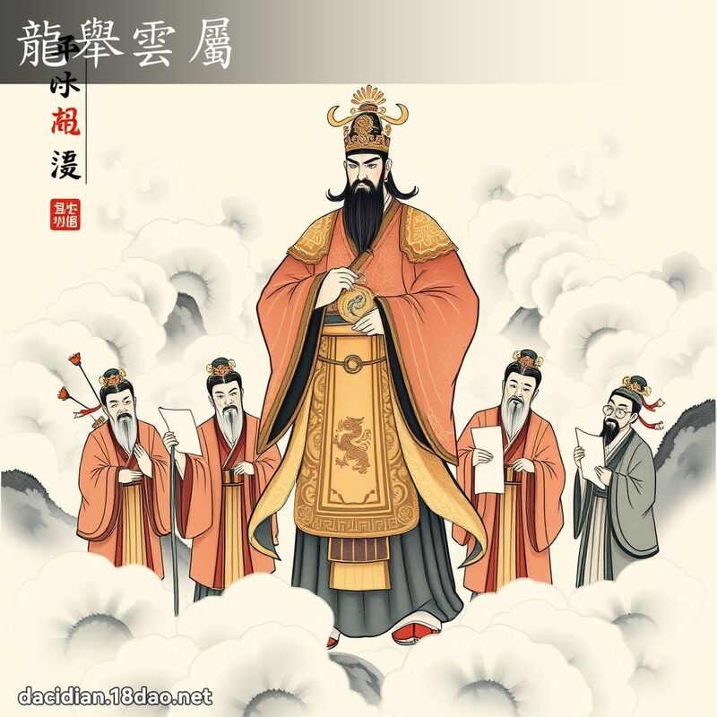龍舉雲屬 配图