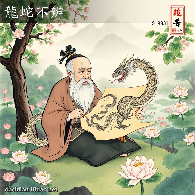 龍蛇不辨 配图