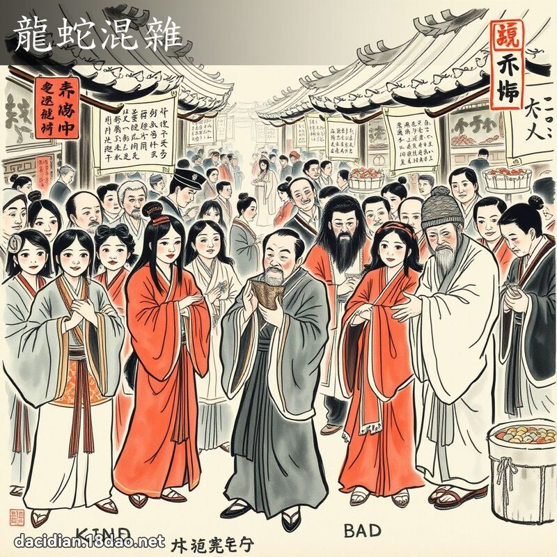 龍蛇混雜 配图