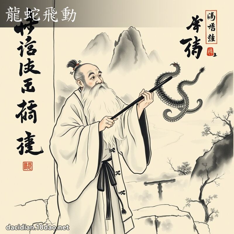 龍蛇飛動 配图