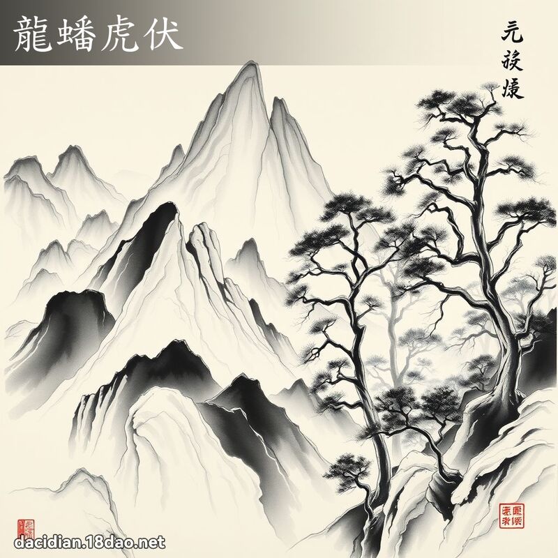 龍蟠虎伏 配图