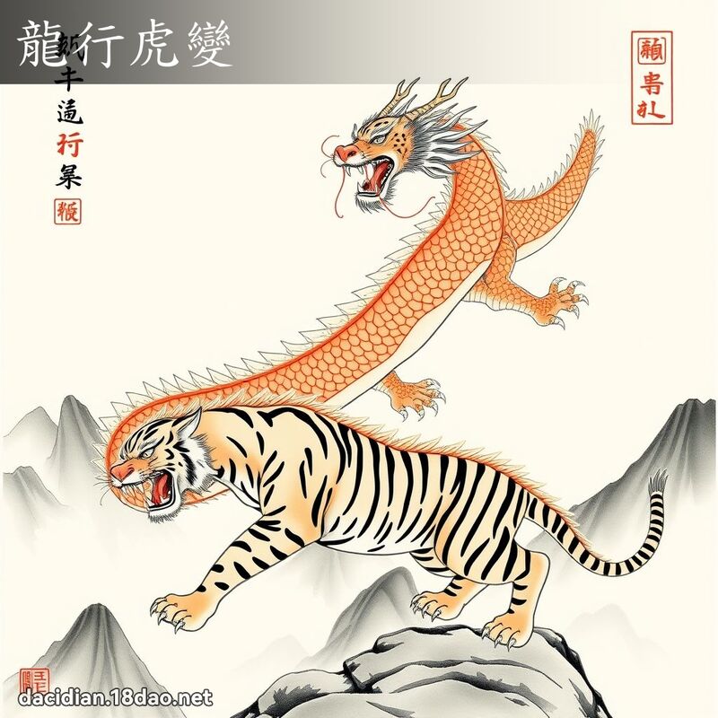 龍行虎變 配图