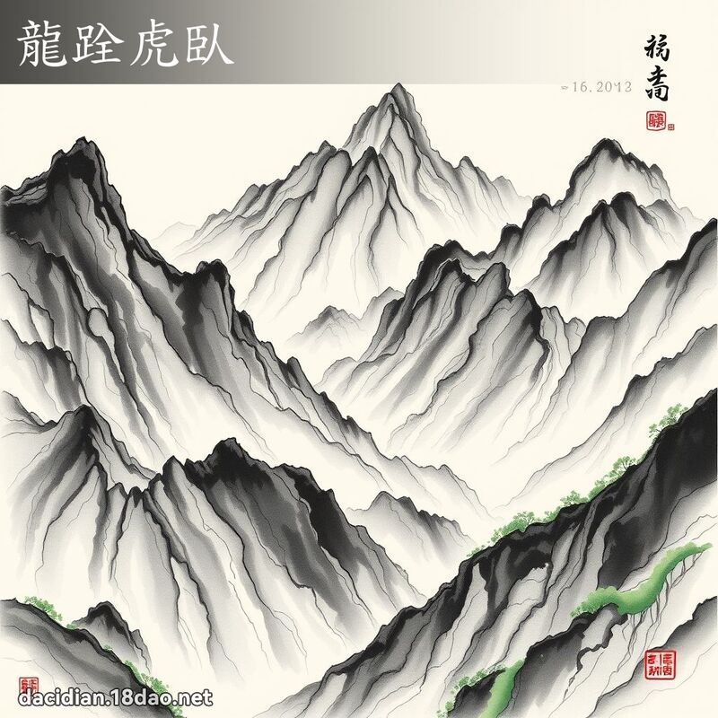 龍跧虎臥 配图