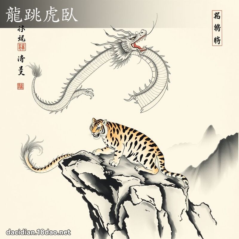龍跳虎臥 配图