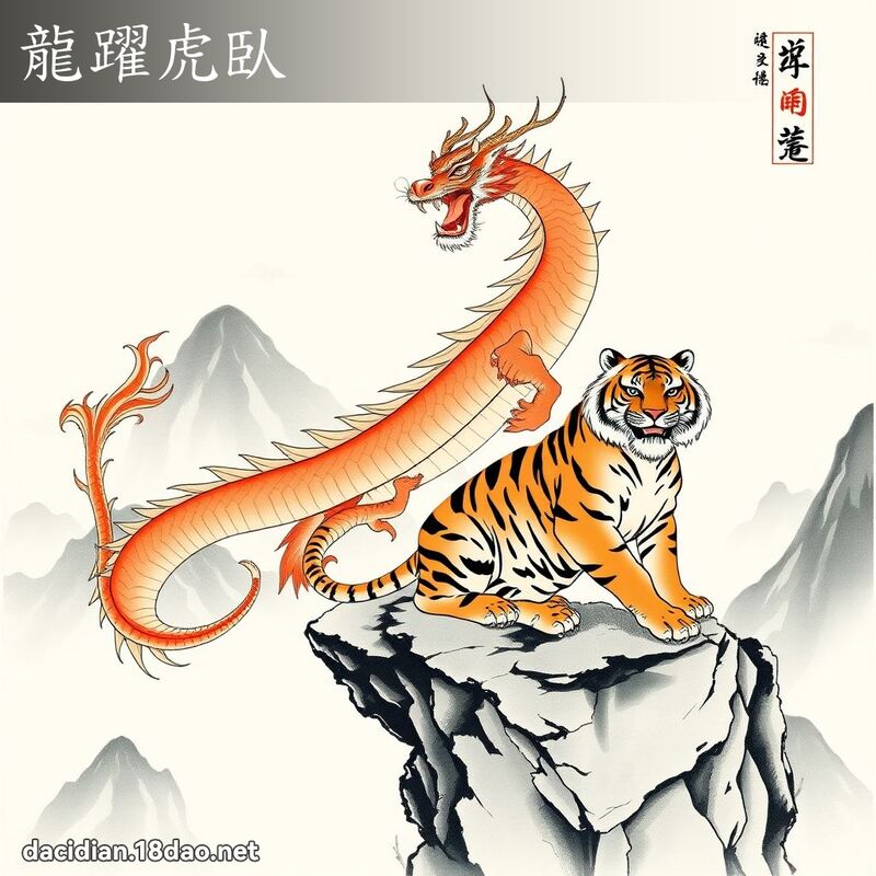 龍躍虎臥 配图
