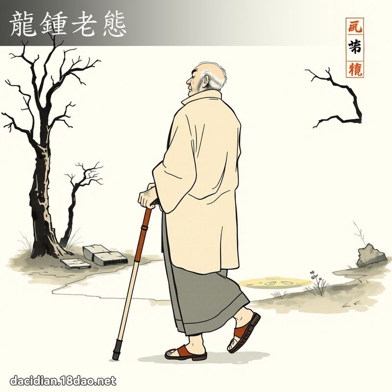 龍鍾老態 配图