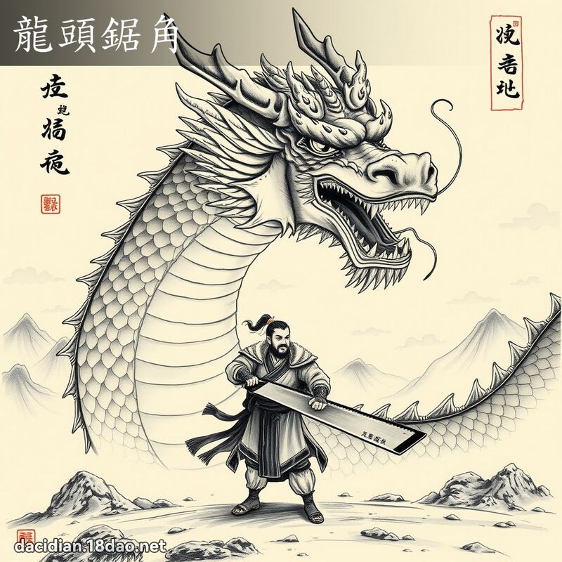 龍頭鋸角 配图