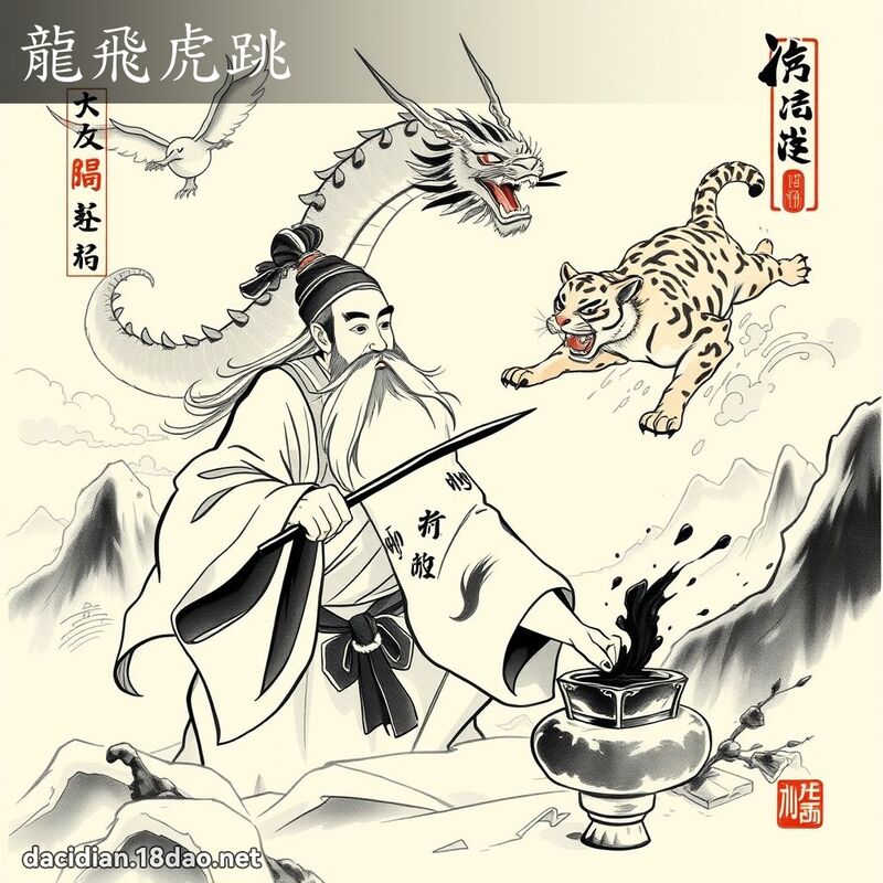 龍飛虎跳 配图
