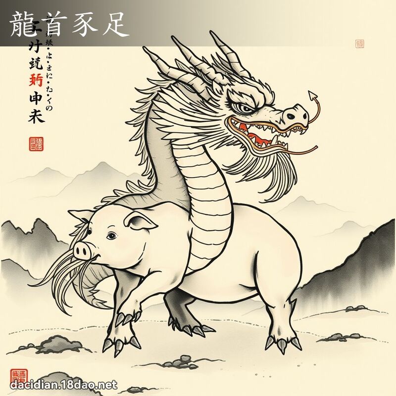 龍首豕足 配图