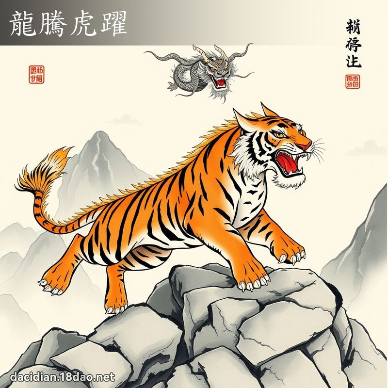 龙腾虎跃 配图