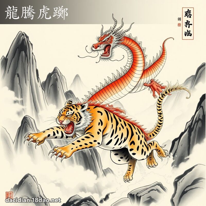 龙腾虎躑 配图