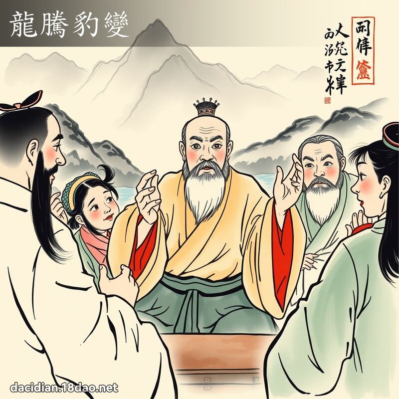 龙腾豹变 配图