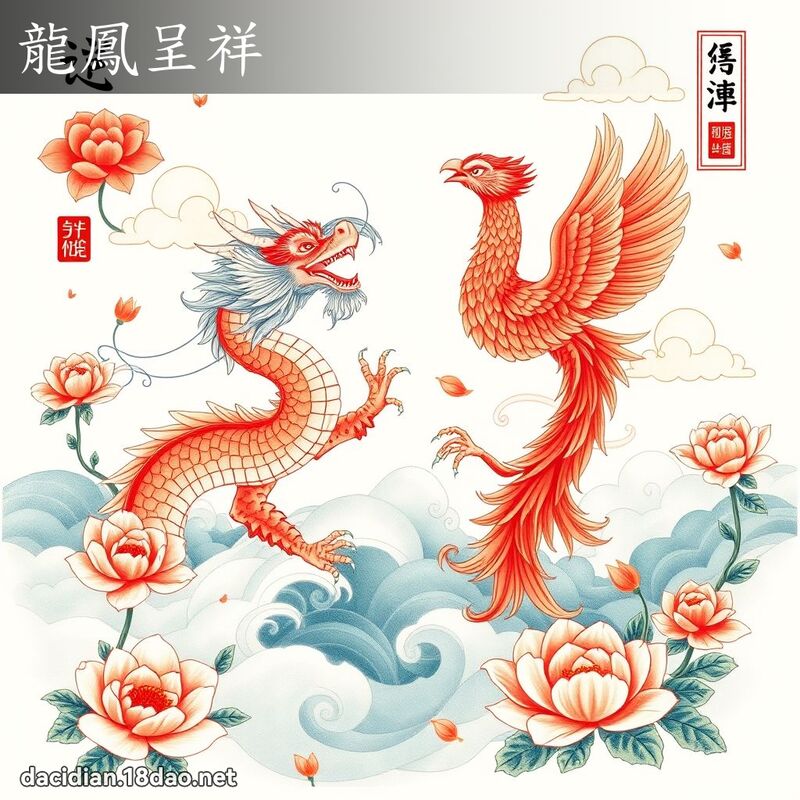 龙凤呈祥 配图