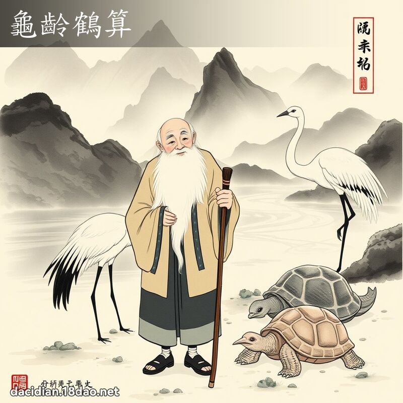 龟龄鹤算 配图