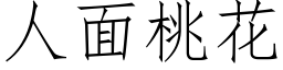 人面桃花 (仿宋矢量字库)