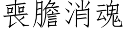 丧胆消魂 (仿宋矢量字库)