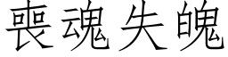 喪魂失魄 (仿宋矢量字库)