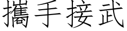 携手接武 (仿宋矢量字库)