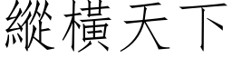 縱橫天下 (仿宋矢量字库)