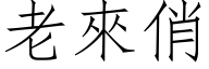 老来俏 (仿宋矢量字库)