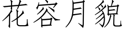 花容月貌 (仿宋矢量字库)