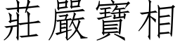 庄严宝相 (仿宋矢量字库)