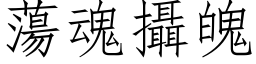 蕩魂攝魄 (仿宋矢量字库)