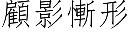 顾影惭形 (仿宋矢量字库)