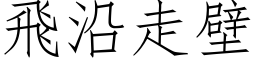 飞沿走壁 (仿宋矢量字库)