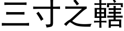 三寸之辖 (黑体矢量字库)