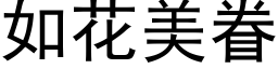 如花美眷 (黑体矢量字库)