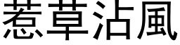 惹草沾風 (黑体矢量字库)