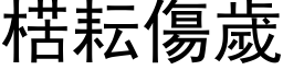 楛耘伤岁 (黑体矢量字库)