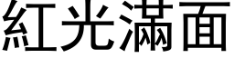 红光满面 (黑体矢量字库)