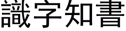 識字知書 (黑体矢量字库)