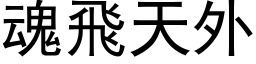 魂飞天外 (黑体矢量字库)