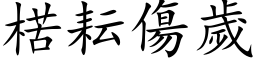 楛耘伤岁 (楷体矢量字库)