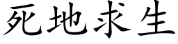 死地求生 (楷体矢量字库)