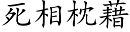 死相枕藉 (楷体矢量字库)