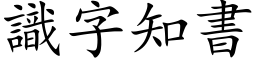 識字知書 (楷体矢量字库)