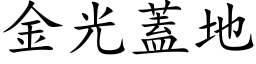 金光盖地 (楷体矢量字库)